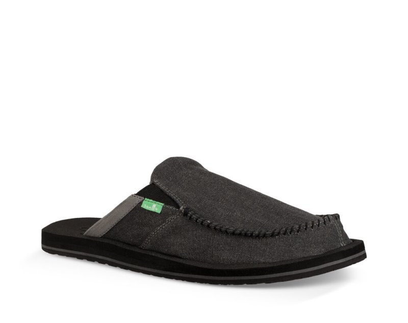 Sanuk You Got My Back III Men's Sidewalk Surfers Dark Grey | Canada 282JPQ